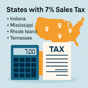 States with 7% Sales Tax – Full List and Compliance Guide