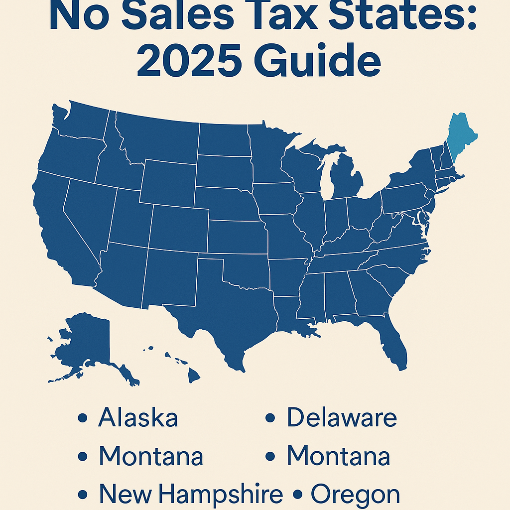 No Sales Tax States: 2025 Guide