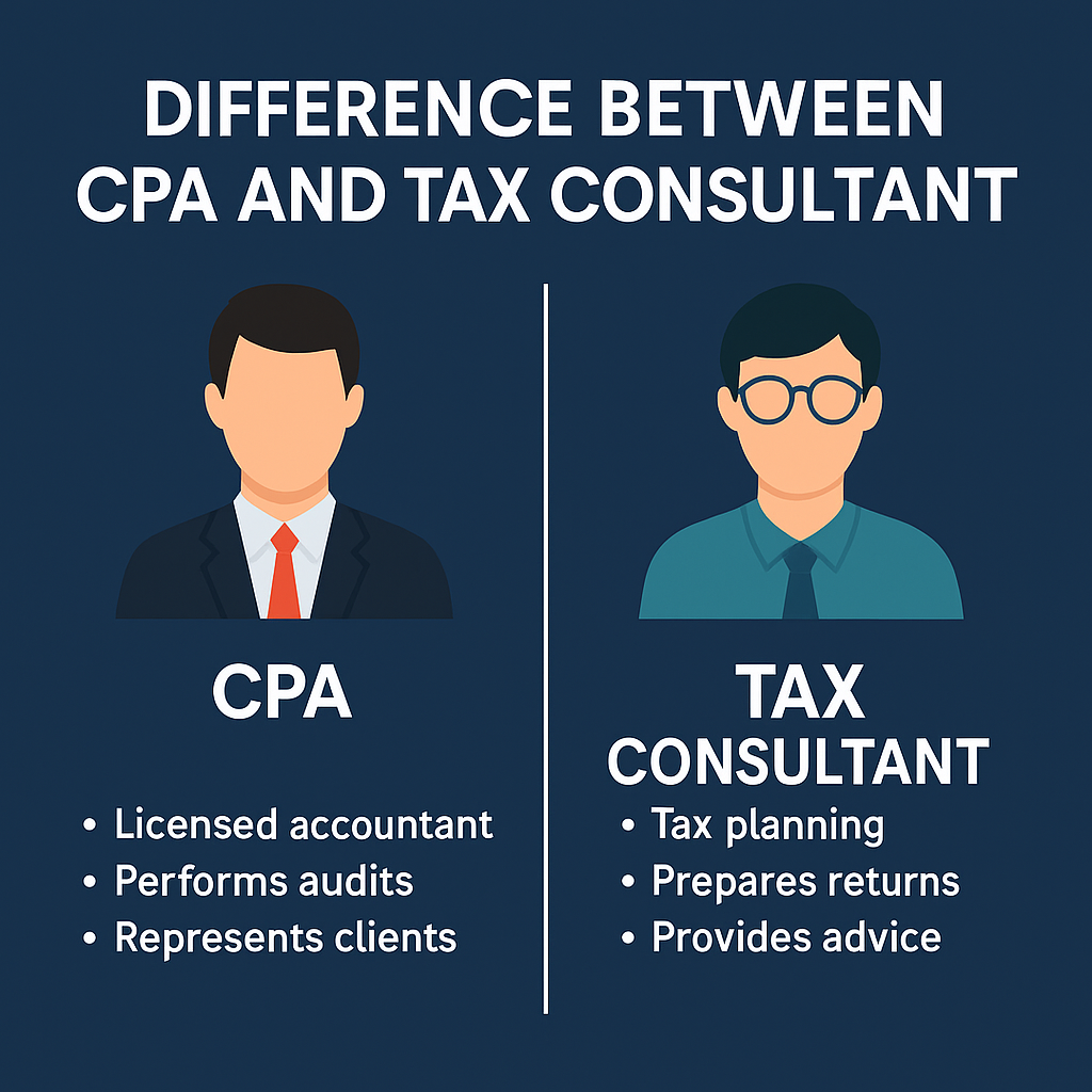 CPA vs Tax Consultant: Key Differences Explained